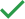 ✓